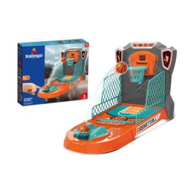 Imagem de Brinquedo Basquete de Mesa com 9 Peças +3 Anos Xalingo - 16687