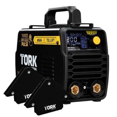 Imagem de Kit Maquina De Solda Inversora 220V + 2 Esquadro Magneticos