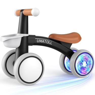 Imagem de Iluminação colorida Balance Bike Umatoll para 1-2 anos com cesta