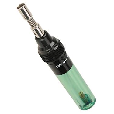 Imagem de Xixian Butane Solding Iron Pen do Tamanho de Bolso Portátil Leve e Conveniente Com Acabamento Fino e Excelente Qualidade para Solda de Precisão Com Temperatura Ajustável 450 ℃ Ferro de (Verde)