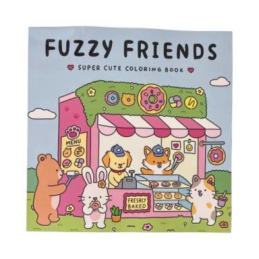 Imagem de Livro De Colorir Para Adultos E Adolescentes Criaturas Fofas E Assusta