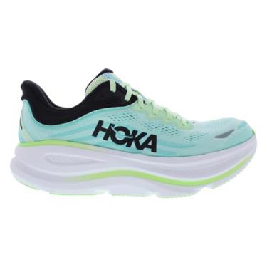 Imagem de Hoka Bondi 9 masculino, Luna Moth/Blue Spark, 44