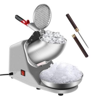 Imagem de Máquina de barbear Ice Snow Cone Maker VIVOHOME Electric 65 kg/h prata