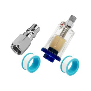 Imagem de Generic Separador de óleo e água, filtro de aerógrafo, linha de compressor, fácil descarte de resíduos, protege ferramentas pneumáticas contra danos, Style a