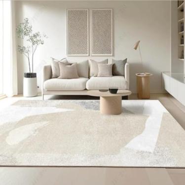 Imagem de Tapetes minimalistas para sala de estar, área ampla, estudo, luz, luxo, decoração de quarto, abstrato, tapete para casa (200x300 cm/s)