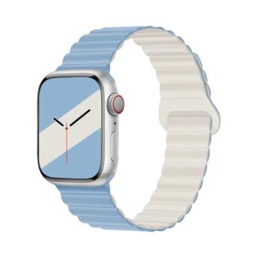 Imagem de Pulseira Magnética De Silicone Unissex Para Apple Watch 38/40/41mm 42/