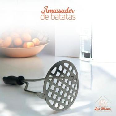 Imagem de Amassador Esmagador Espremedor De Batata Feijão Legumes Manual - FWB, 