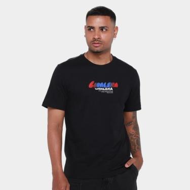 Imagem de Camiseta Cavalera Comfort Puff Gradient Masculina, Preto, M