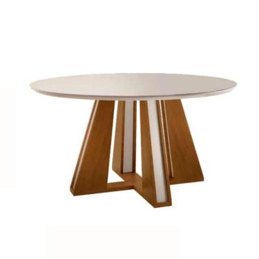 Imagem de Mesa de Jantar Redonda 1,35m - Rubi - LJ Móveis