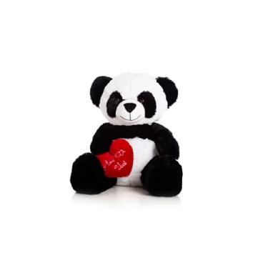 Imagem de Pelucia Urso Ursinho Panda Coração Amo Voce Incriveis 40cm!