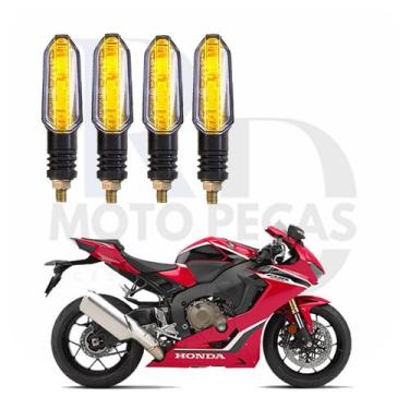 Imagem de Kit Seta para Moto Honda CB 1000R Pisca Led Universal P50 12V Esportiv