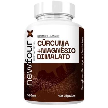 Imagem de Suplemento Cúrcuma Magnésio Dimalato 120 Cápsulas - New Four