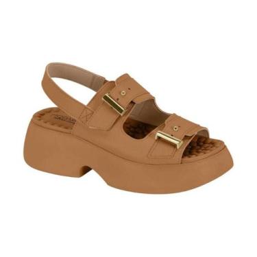 Imagem de Sandália Modare Plataforma - Feminina, Nude, 36