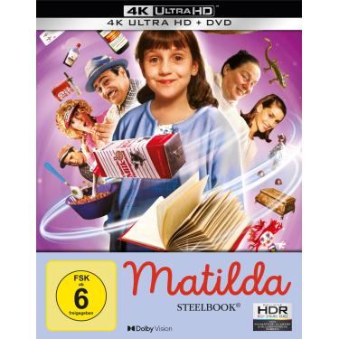 Imagem de Matilda: 4K Ultra HD Blu-ray + DVD / Limited Steelbook