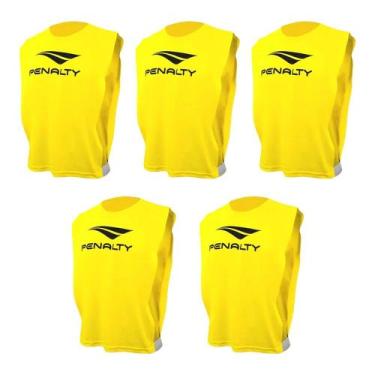Imagem de Kit 5 Coletes Penalty Juvenil, Amarelo, Único