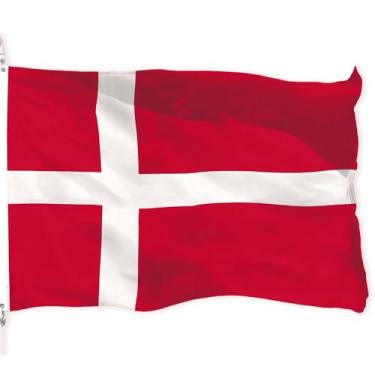 Imagem de Bandeira do país | 9,5 x 1,5 m | Cor vívida e à prova de desbotamento, poliéster 100D impresso, cores vibrantes, ilhós de latão, cabeça de lona de poliéster para ambientes internos e costura dupla com