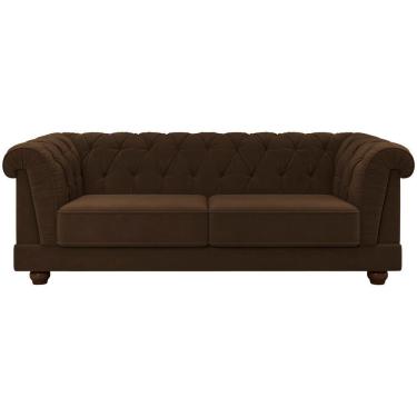 Imagem de Sofa 3 Lugares 220 Cm Ponteio Veludo Sl 942 Moll Sl 942