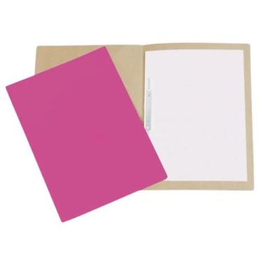 Imagem de 20 Pastas Em Cartão Duplex Plastificada Com Grampo Trilho - Polycart, 