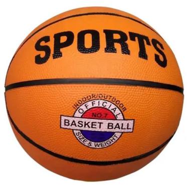 Imagem de Bola de Basquete Sports Oficial Tamanho 7 cor Laranja - NEXT