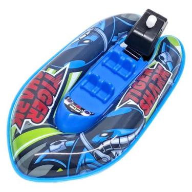 Imagem de Brinquedo Barco Jet a Corda com Motor de Fricção Uso na Água Não Preci