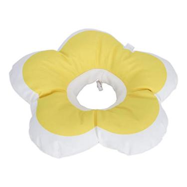 Imagem de Yctze Coleira de Recuperação para Animais de Estimação Em Forma de Flor - Cone de Coleira Anti-mordida Ajustável à Prova d'água para Cães e Gatos (L)