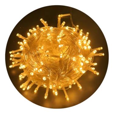 Imagem de Pisca Led Branco Quente Natal 8 Funções 100 Lâmpadas 110v