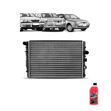 Imagem de Kit Radiador VW Gol 1.0 8V 16V 1995 a 2008 + Aditivo Paraflu 01L Rosa