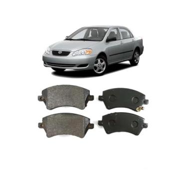 Imagem de Kit Pastilha de Freio Corolla 1.8 2.0 2002 + CAR80 Anti Chio 300ml
