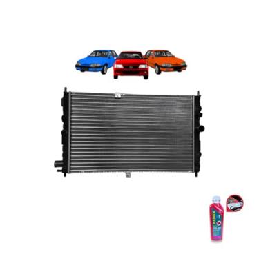 Imagem de Kit Radiador GM Monza e Kadet 1.8 2.0 EFI 91/96 com Aditivo Radiador Radiex Rosa
