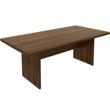 Imagem de Mesa De Reunião Para Escritório Grande Nogal