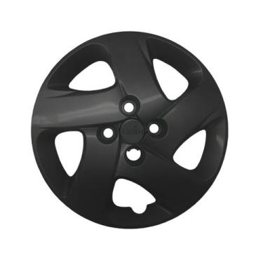 Imagem de 1 calota 298cb-pof 14 preto fosco cubo baixo mobi 2019 2020 - GRID COL