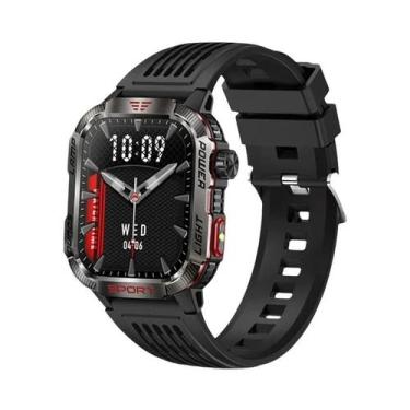 Imagem de Relógio Inteligente Militar Masculino Com GPS, Bateria De 600mAh, À Pr