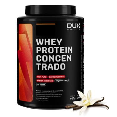 Imagem de Whey Protein Dux Nutrition Concentrado Dux Nutrition 900g Vários Sabores Alta Qualidade-Unissex