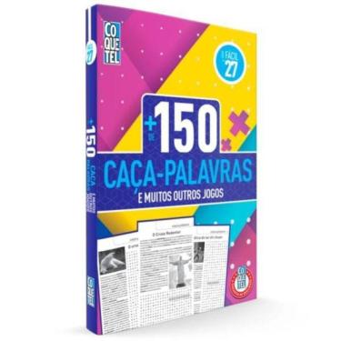 Imagem de Livro Coquetel Mais 150 Caça-Palavras E Muitos Outros Jogos Nível Fácil Ed 27