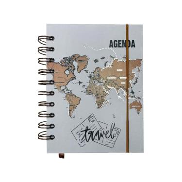 Imagem de Agenda 2026 Temas Viagem Capa Dura Espiral, com elástico e marcador de página. (2)