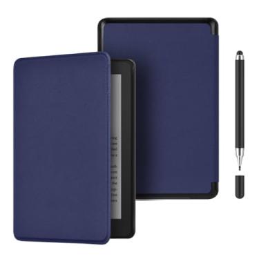 Imagem de Akacy Capa de TPU leve com textura de imitação de couro para Kindle Paperwhite 6.0 (Geração 2022/2024, números de modelo C2V2L3 e RS23CV), com despertar/hibernar automático (7)