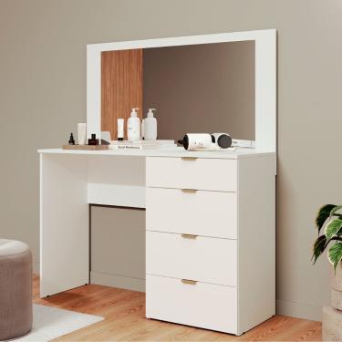 Imagem de Guarda Roupa Casal 6 Portas 4 Gavetas MDF Nantes Luciane