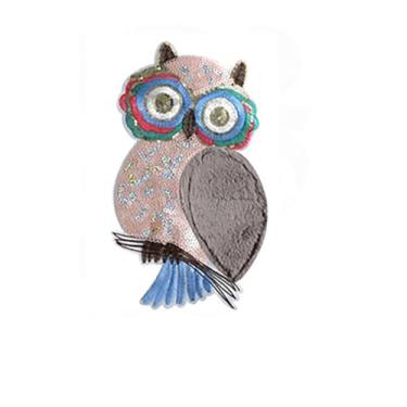 Imagem de Patch de coruja fofo para roupas, apliques bordados modernos para costurar, camisetas, mochilas, coletes, jaquetas, jeans, chapéus, roupas, acessórios DIY (Tipo-5)