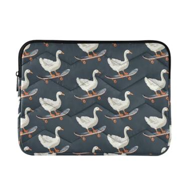 Imagem de Bolsas de trabalho femininas para laptop e skates de equitação de gansos, média à prova de choque, bolsa de transporte de computador, bolsa de 33 a 13,3 polegadas para trabalho