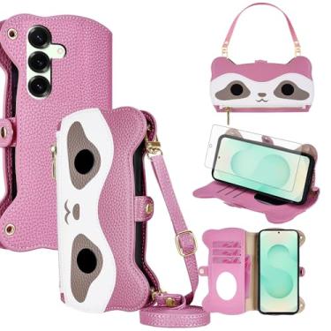 Imagem de Asuwish Capa de telefone para Samsung Galaxy S25 Plus XHX EUA rosa