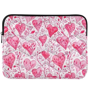 Imagem de Capas para laptop Valentines Love Hearts para Macbook Pro 13 polegadas, acessórios de computador, capa universal para notebook de 33 a 35 cm