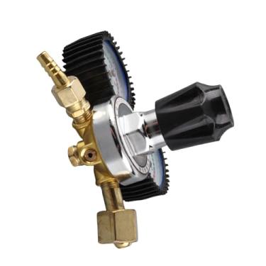 Imagem de Solinder Regulador de Garrafa de Gás Co2, Redutor Pressão Soldagem Dióxido Carbono G5/8, Liga Zinco para Processo Químico Corte Gás, Película Protetora