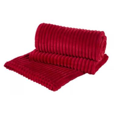 Imagem de Manta Casal Soft Canelada Toque Aveludado Cobertor Macio Aconchegante 