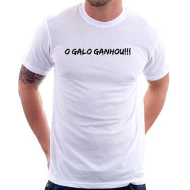Imagem de Camiseta O GALO GANHOU!!! - Foca na Moda, Branco, GGG