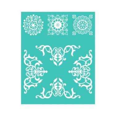 Imagem de Estêncil De Impressão Em Serigrafia Reutilizável Autoadesivo 8x10 Pole