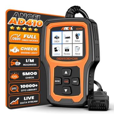 Imagem de ANCEL Scanner OBD2 aprimorado AD410, leitor de código de veículo para verificar a luz do motor, diagnóstico de falha do scanner OBD II automotivo, ferramenta de digitalização OBDII para todos os