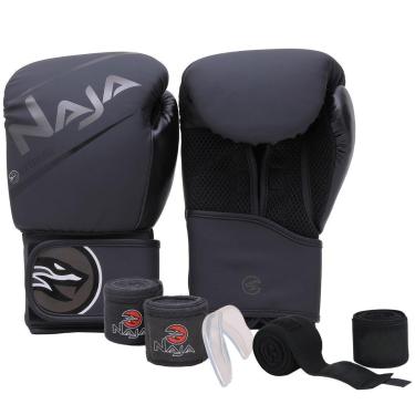 Imagem de KIT BOXE/MUAY THAI NAJA EXTREME + Bandagem Extra-Unissex