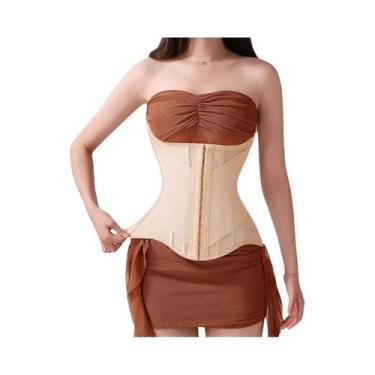 Imagem de Corset Modelador De Cintura Em Forma De U Para Mulheres Com Botões, Le
