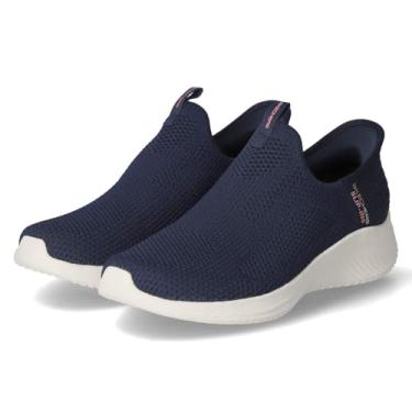 Imagem de Skechers Tênis feminino Ultra Flex 3.0-Easy Win Hands Free Slip-ins, Nvy=azul-marinho, 37