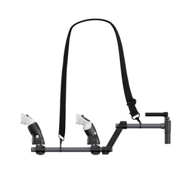 Imagem de Estoque de armas para Meta Quest 3, compatível com cabos de controle VR Meta Quest3 para melhorar a estabilidade e controlar o adaptador de rifle magnético (preto)
